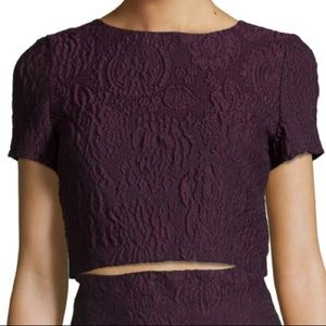 Alice and olivia crop top serina